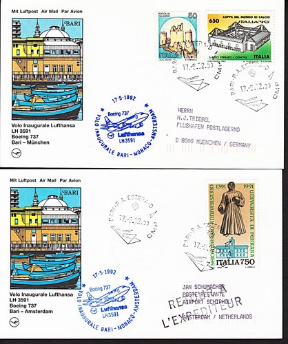 1992 bari - ✈2x,