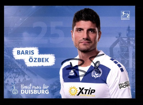 Baris özbek autogrammkarte - baris,