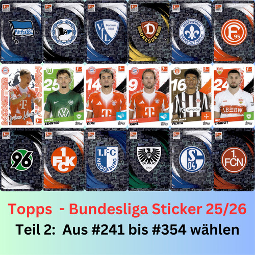 Topps bundesliga sticker - topps,